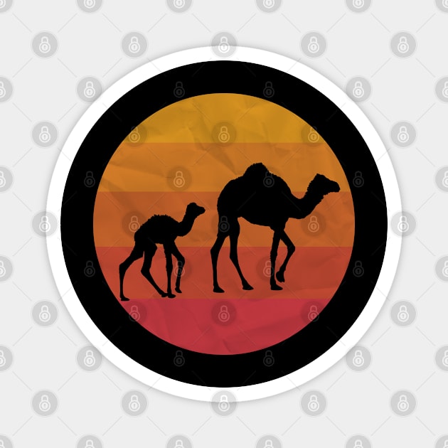 Vintage Dromedary Camels Magnet by ChadPill